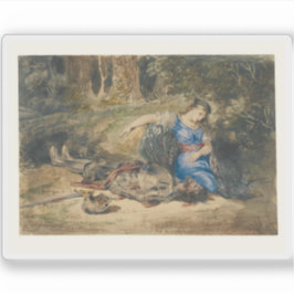 ユージェーンデラクロワ – ララの死 シール