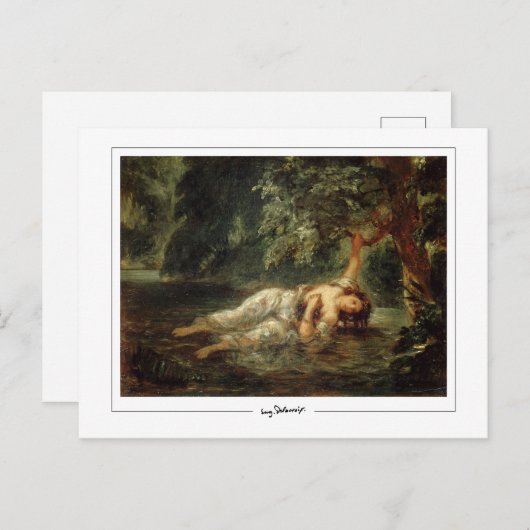 ユージェーンデラクロワ#47 -ファインアートポストカード ポストカード (正面/裏面)