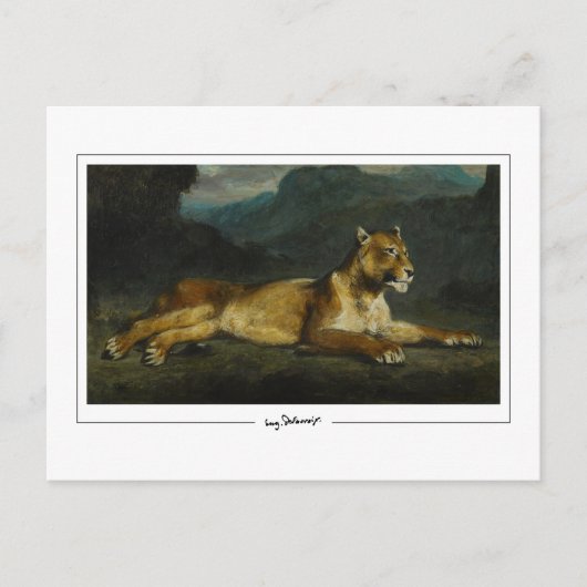 ユージェーンデラクロワ#603 -ファインアートポストカード ポストカード (正面)