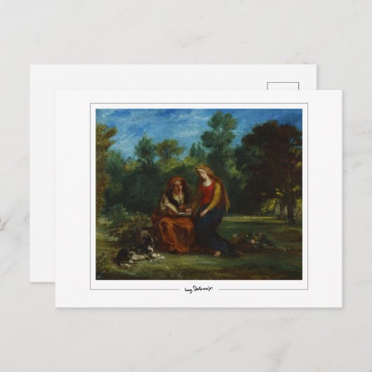 ユージェーンデラクロワ#627 -ファインアートポストカード ポストカード (正面/裏面)