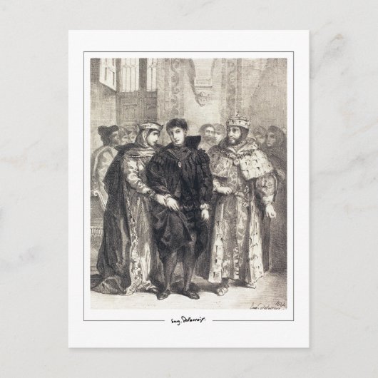 ユージェーンデラクロワ#654 -ファインアートポストカード ポストカード (正面)