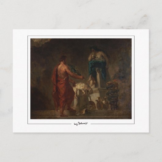 ユージェーンデラクロワ#684 -ファインアートポストカード ポストカード (正面)