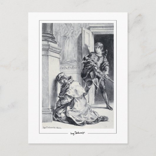 ユージェーンデラクロワ#712 -ファインアートポストカード ポストカード (正面)