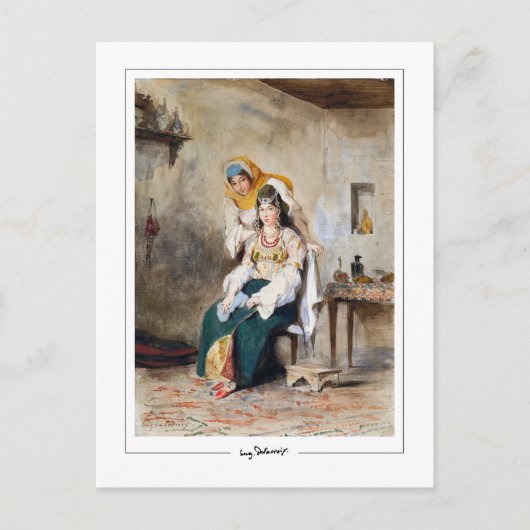 ユージェーンデラクロワ#729 -ファインアートポストカード ポストカード (正面)