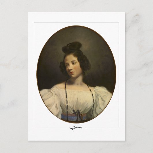 ユージェーンデラクロワ#730 -ファインアートポストカード ポストカード (正面)