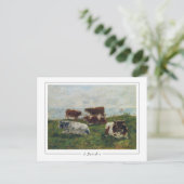 ユージェーンブダン#174-2 -ファインアートポストカード ポストカード (スタンド正面)