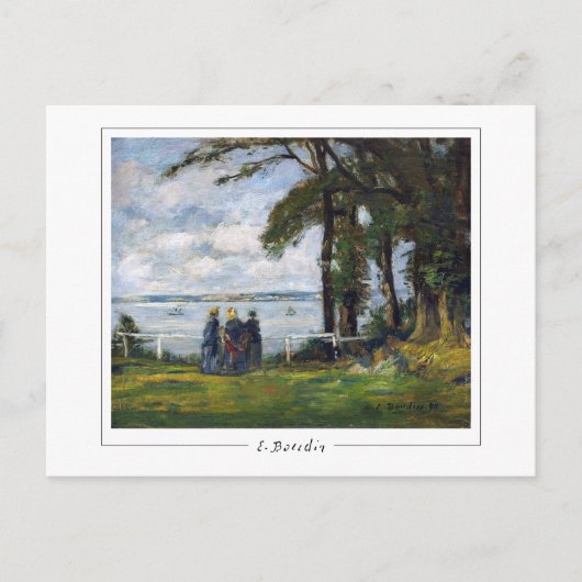 ユージェーンブダン#23-2 -ファインアートポストカード ポストカード (正面)