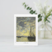 ユージェーンブダン#275-2 -ファインアートポストカード ポストカード (スタンド正面)