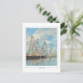 ユージェーンブダン#344 -ファインアートポストカード ポストカード (スタンド正面)