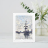 ユージェーンブダン#418-2 -ファインアートポストカード ポストカード (スタンド正面)