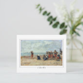 ユージェーンブダン#494-2 -ファインアートポストカード ポストカード (スタンド正面)