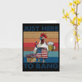 ユージンな4th Of July アメリカ国旗をパコパコするだけの女 カード (黄色い花)