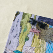 ユージン・グラセット - ハーモニー装飾パネル ビーチタオル (インサイチュ)