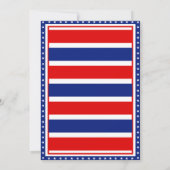 ユージン・シェーファー 4th of July パーティーに来て！ 招待状 (裏面)