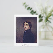 ユージン・デラクロワの自画像 ポストカード (スタンド正面)