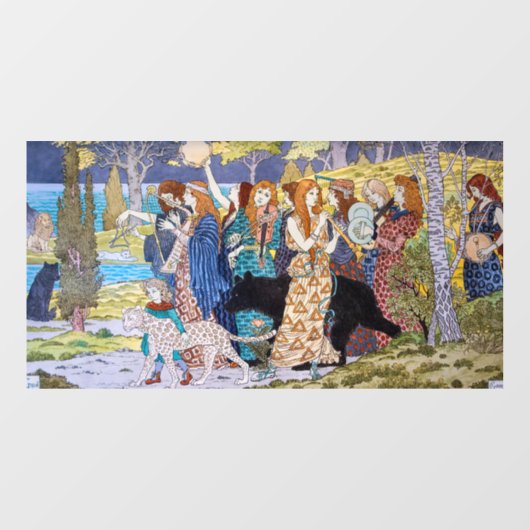 ユージーングラスアセット – 調和装飾パネル ウィンドウサイン (シート)