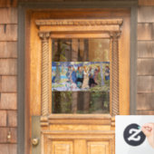 ユージーングラスアセット – 調和装飾パネル ウィンドウサイン (ホームデコレーション)