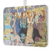 ユージーングラスアセット – 調和装飾パネル カーエアーフレッシュナー (左)