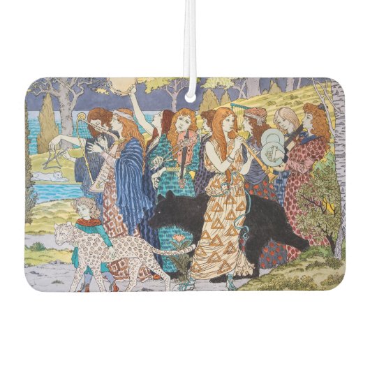 ユージーングラスアセット – 調和装飾パネル カーエアーフレッシュナー (正面)