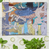 ユージーングラスアセット – 調和装飾パネル キッチンタオル (折り畳み)