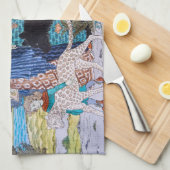 ユージーングラスアセット – 調和装飾パネル キッチンタオル (四つ折り)