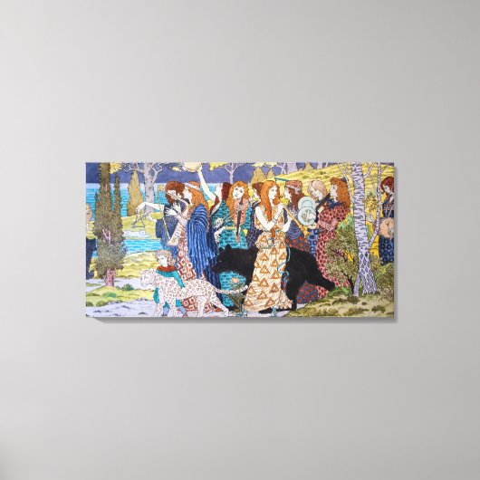 ユージーングラスアセット – 調和装飾パネル キャンバスプリント (正面)