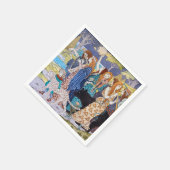 ユージーングラスアセット – 調和装飾パネル スタンダードカクテルナプキン (角)