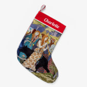 ユージーングラスアセット – 調和装飾パネル スモールクリスマスストッキング (正面 (吊り時))