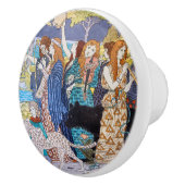 ユージーングラスアセット – 調和装飾パネル セラミックノブ (右)