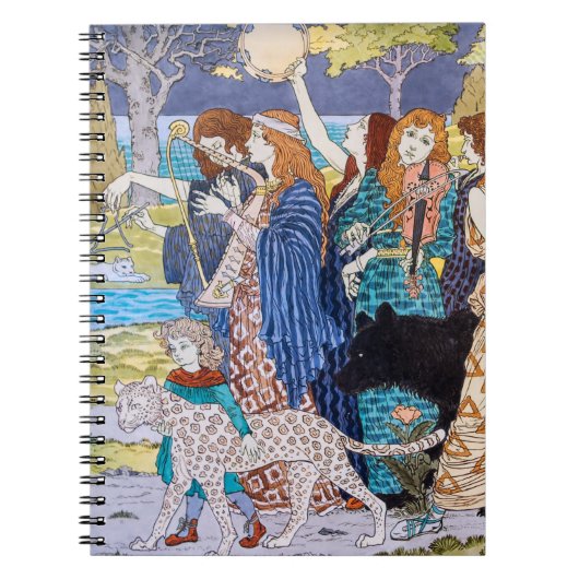 ユージーングラスアセット – 調和装飾パネル ノートブック (正面)