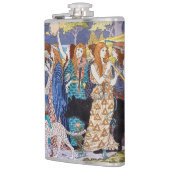 ユージーングラスアセット – 調和装飾パネル フラスク (左)