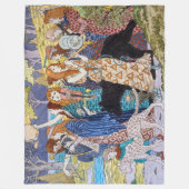 ユージーングラスアセット – 調和装飾パネル フリースブランケット (正面)