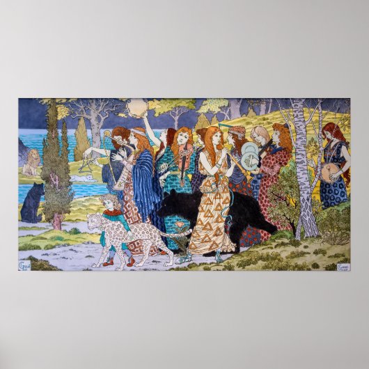 ユージーングラスアセット – 調和装飾パネル ポスター (正面)