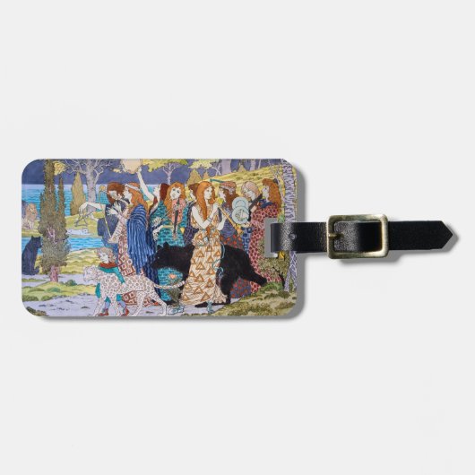 ユージーングラスアセット – 調和装飾パネル ラゲッジタグ (正面横)