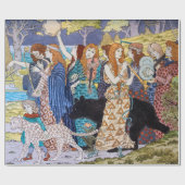 ユージーングラスアセット – 調和装飾パネル ラッピングペーパー (フラット)