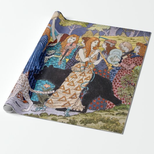 ユージーングラスアセット – 調和装飾パネル ラッピングペーパー (アンロールド)