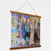 ユージーングラスアセット – 調和装飾パネル 吊り下げ型タペストリー (傾斜あり)