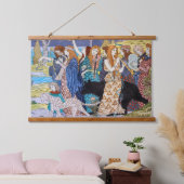 ユージーングラスアセット – 調和装飾パネル 吊り下げ型タペストリー (寝室)