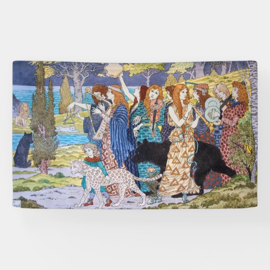 ユージーングラスアセット – 調和装飾パネル 横断幕 (横)