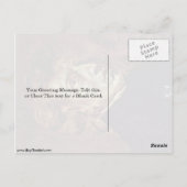 ユージーンデラクロワによるフレデリック・ショパンのポートレート ポストカード (裏面)