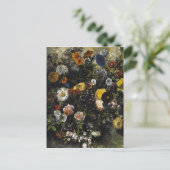 ユージーンデラクロワヴィンテージ花束 ポストカード (スタンド正面)