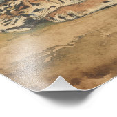 ユージーンデラクロワ王室の- Tiger フォトプリント (角)