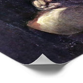 ユージーンデラクロワ – ジョージ・サンドポートレート ポスター (角)