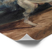 ユージーンデラクロワ – ホース怖い稲妻 ポスター (角)