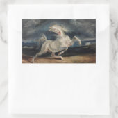 ユージーンデラクロワ – ホース怖い稲妻 長方形シール (バッグ)