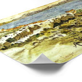 ユージーンデラクロワ – モロッコのタンジール湾 ポスター (角)