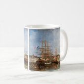 ユージーンブダン – フェスティバルインザハーバーオブオンフルール コーヒーマグカップ (正面右)