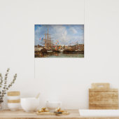 ユージーンブダン – フェスティバルインザハーバーオブオンフルール ポスター (キッチン)