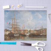 ユージーンブダン – フェスティバルインザハーバーオブオンフルール 薄葉紙 (クラフト)