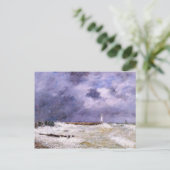 ユージーンブダン – ルアーブル。フラスカティから激しい風。 ポストカード (スタンド正面)